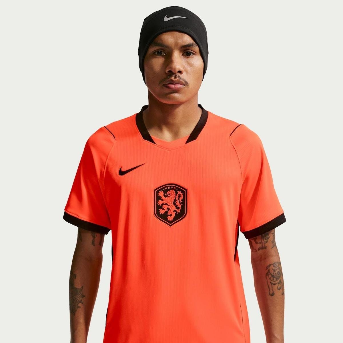 Camisa Holanda Nike I 2026/27 Torcedor Pro Masculina