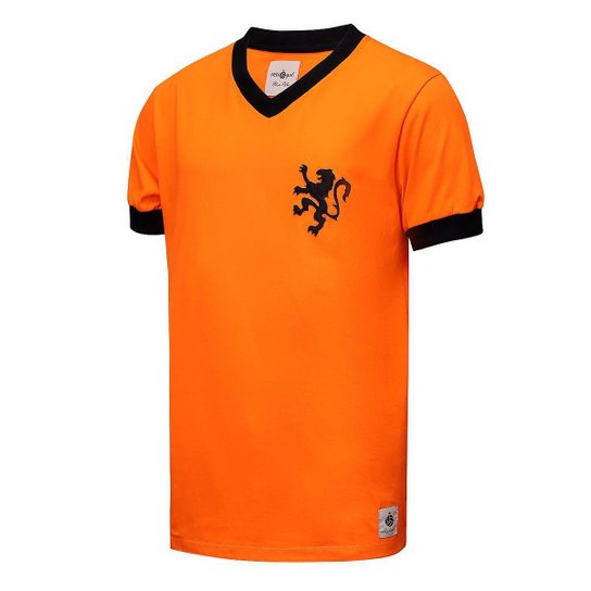 Camisa Holanda Retrô Anos 70 Masculina - Laranja Menor preço em Camisa Holanda Retrô Anos 70 Masculina - Laranja