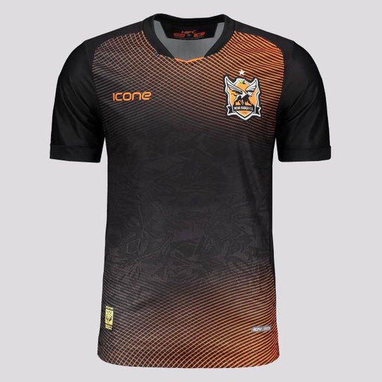 Camisa Icone Sports Nova Iguaçu III 2023 - Preto Menor preço em Camisa Icone Sports Nova Iguaçu III 2023 - Preto