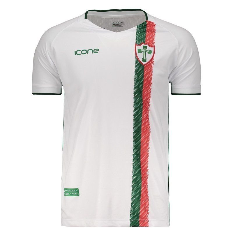 Camisa Ícone Sports Portuguesa II 2018 Masculina - Branco | Netshoes