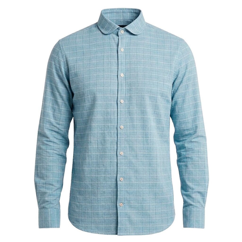Camisa Individual Verde Medio ML Comfort Xadrez