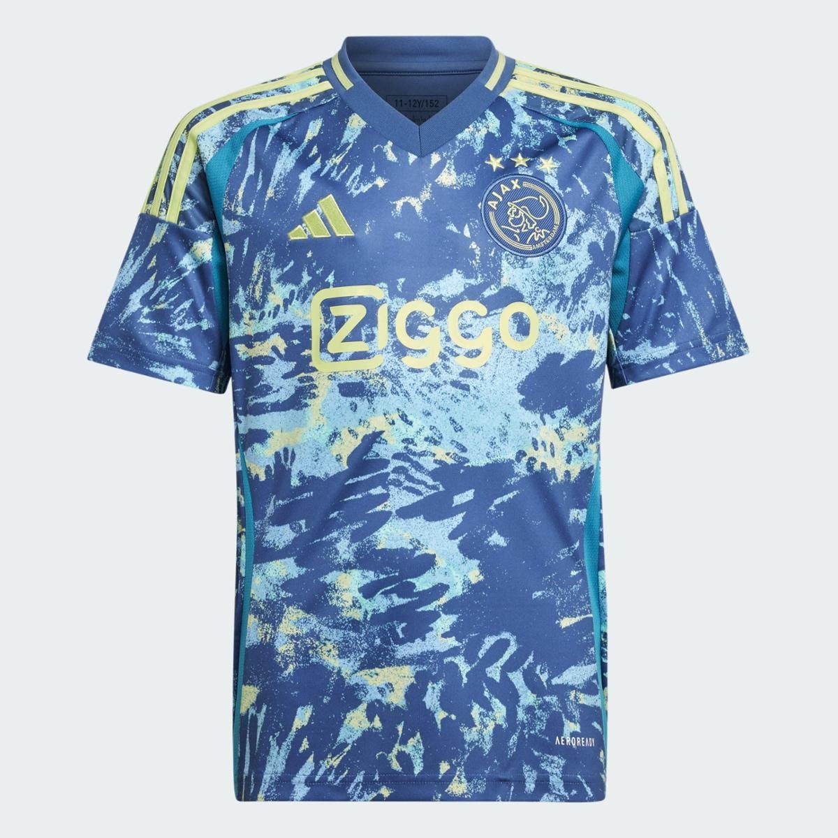 Camisa Infantil Ajax II 24/25 Adidas Masculina - Azul | Netshoes
