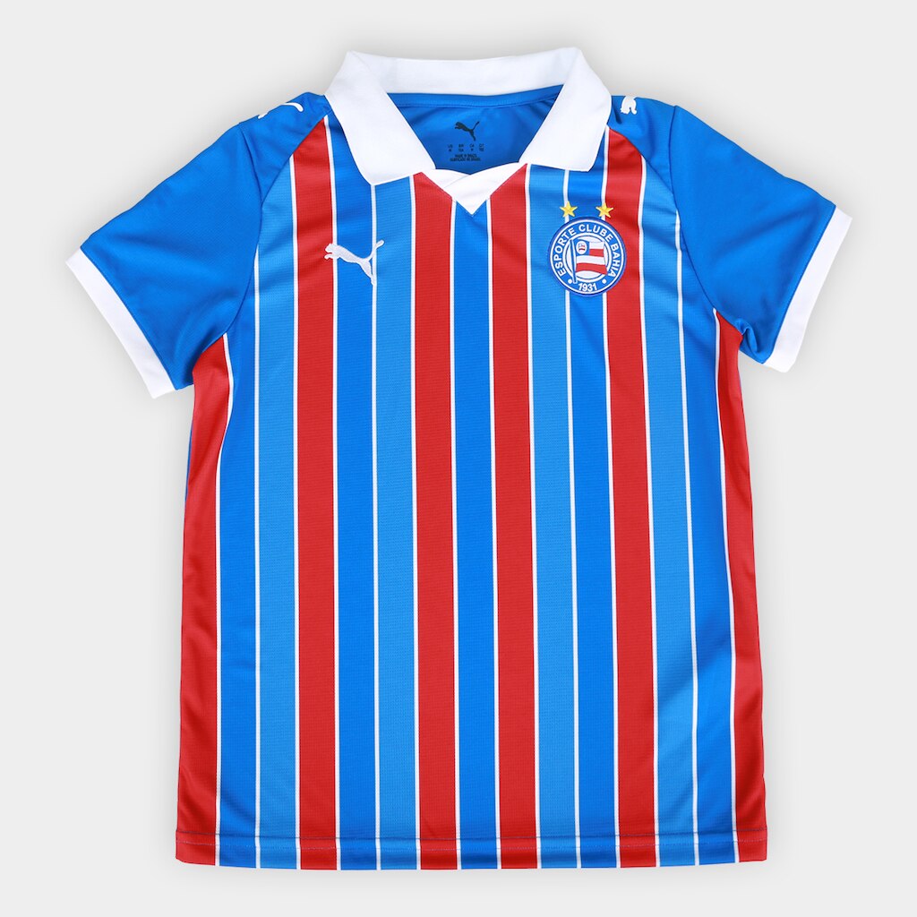 Camisa Infantil Bahia II 26/27 s/n Torcedor Puma