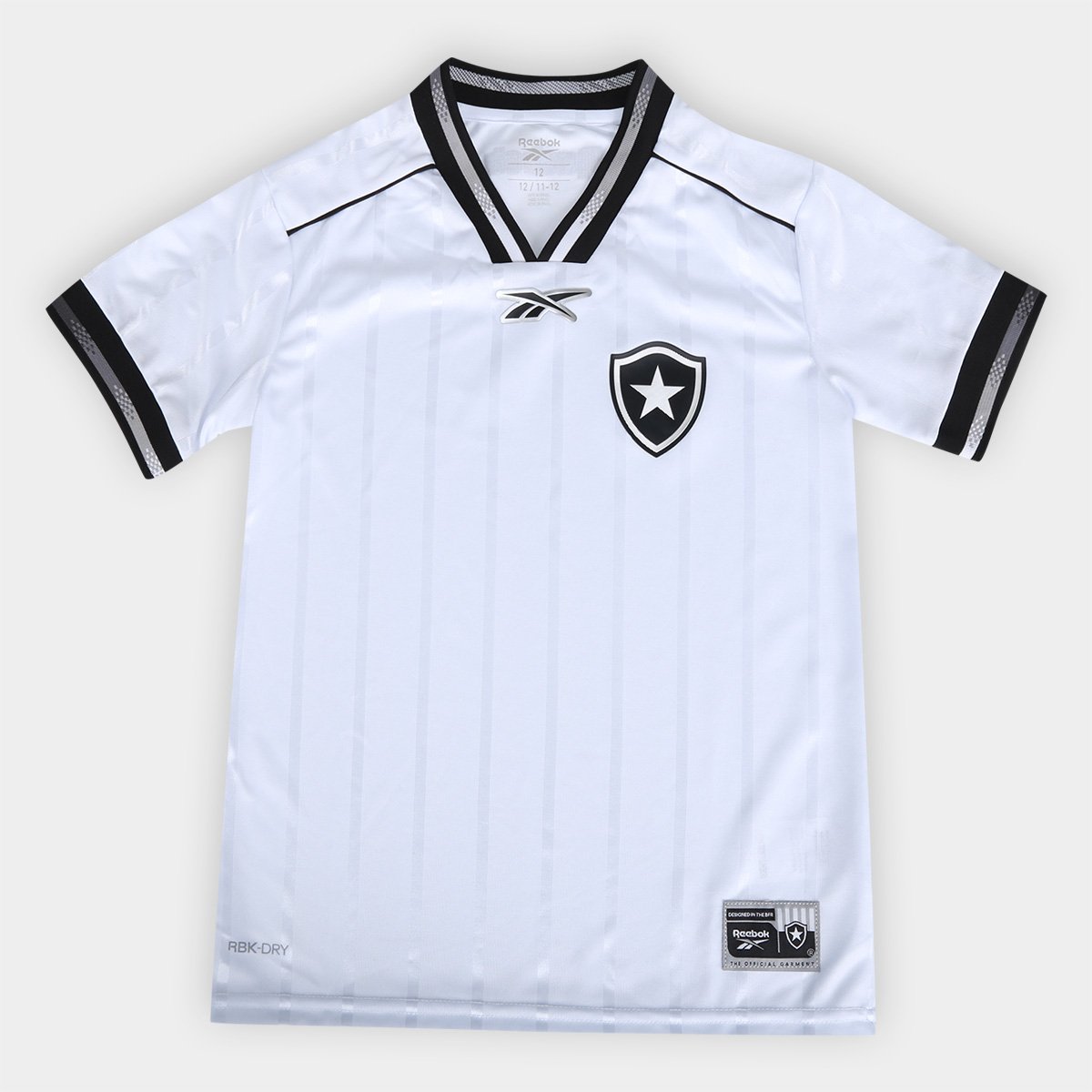 Camisa Infantil Botafogo Iii 2526 Sn Reebok Branco