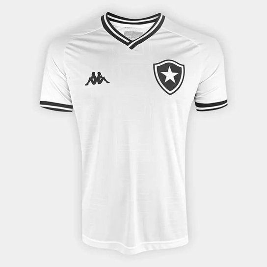 Camisa Infantil Botafogo Kappa III 2019 Masculina - Branco Menor preço em Camisa Infantil Botafogo Kappa III 2019 Masculina - Branco