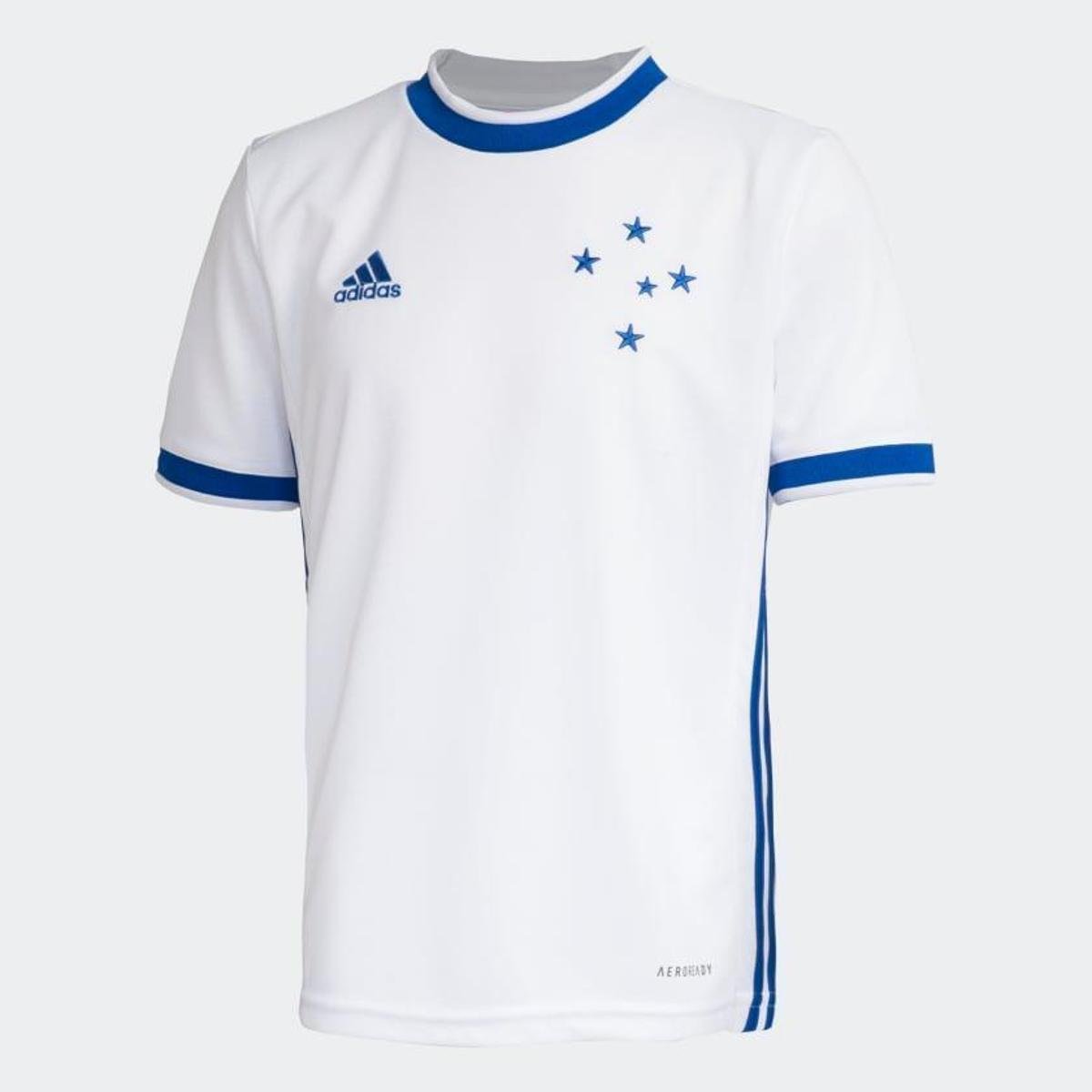 Camisa Infantil Cruzeiro Adidas Branca Jogo 2 2020 FU1100 Menor preço em Camisa Infantil Cruzeiro Adidas Branca Jogo 2 2020 FU1100