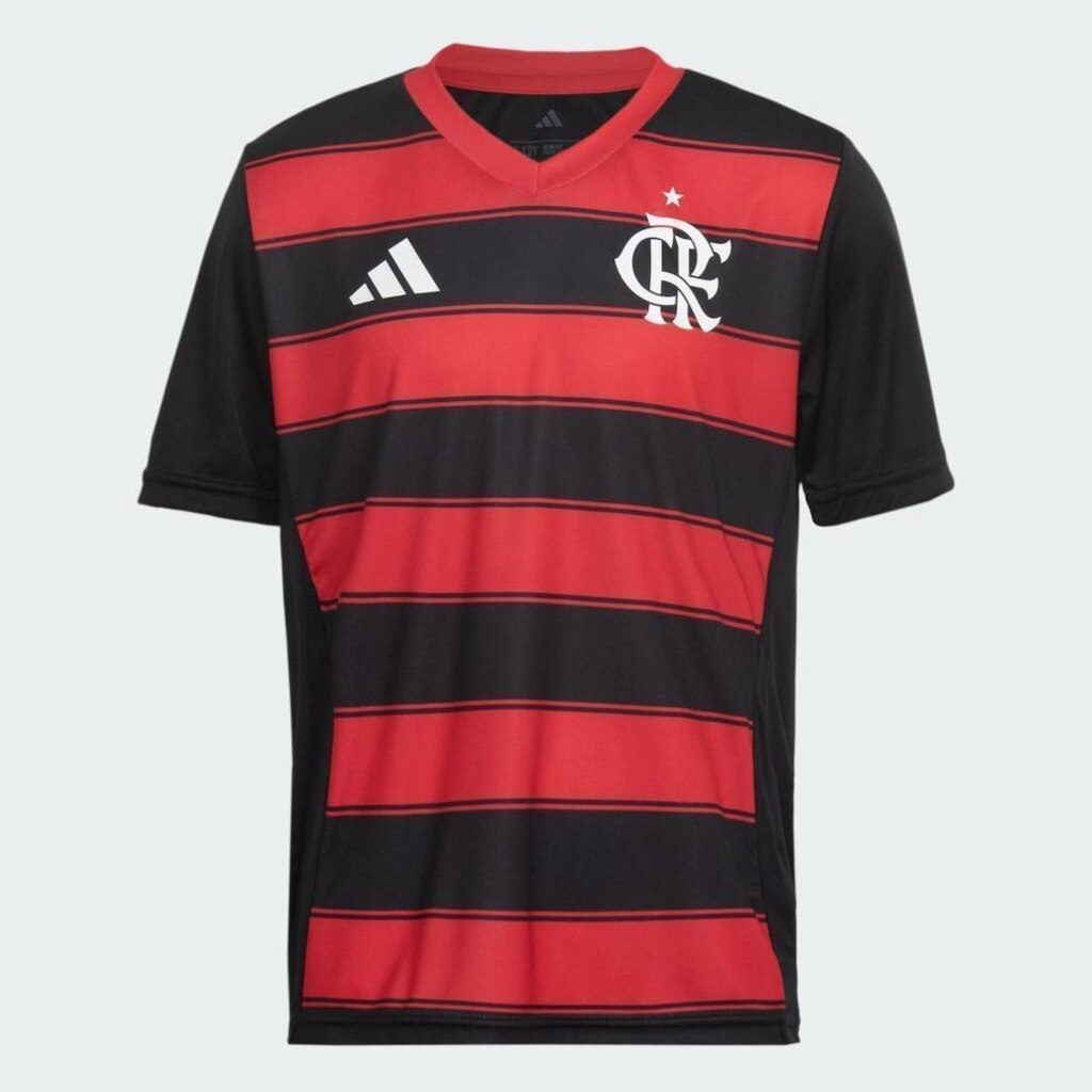 Camisa Infantil Flamengo I 25 Torcedor Adidas