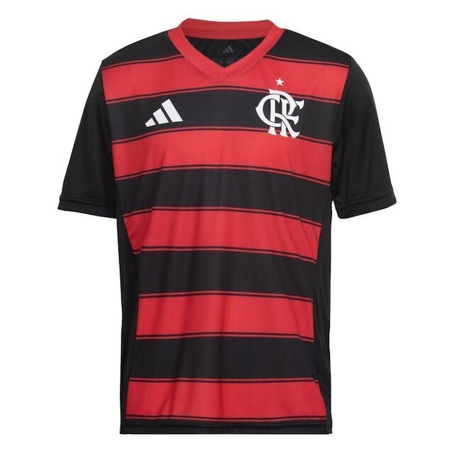 Camisa Infantil Flamengo I 25 Torcedor Adidas