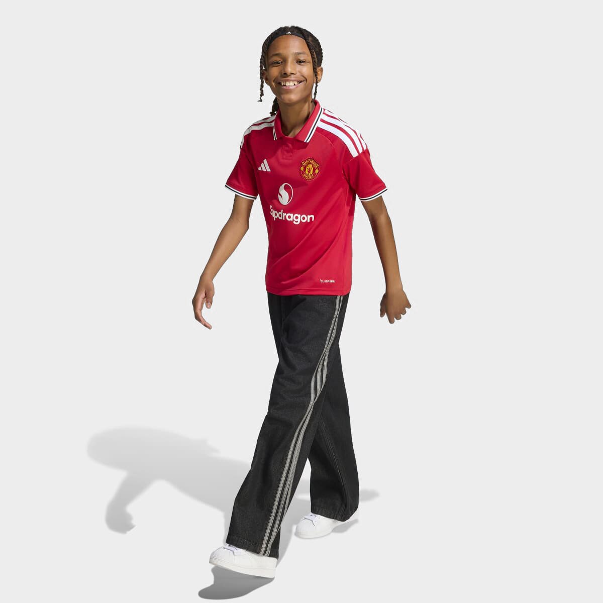 Camisa Infantil Manchester United Home 26/27 Torcedor Adidas - 4