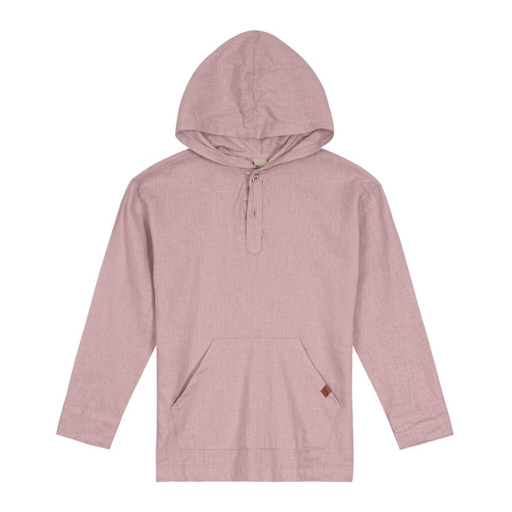 Camisa Infantil Manga Longa Com Capuz Trick Nick Rosa