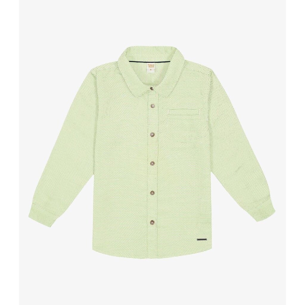 Camisa Infantil Manga Longa Trick Nick Verde