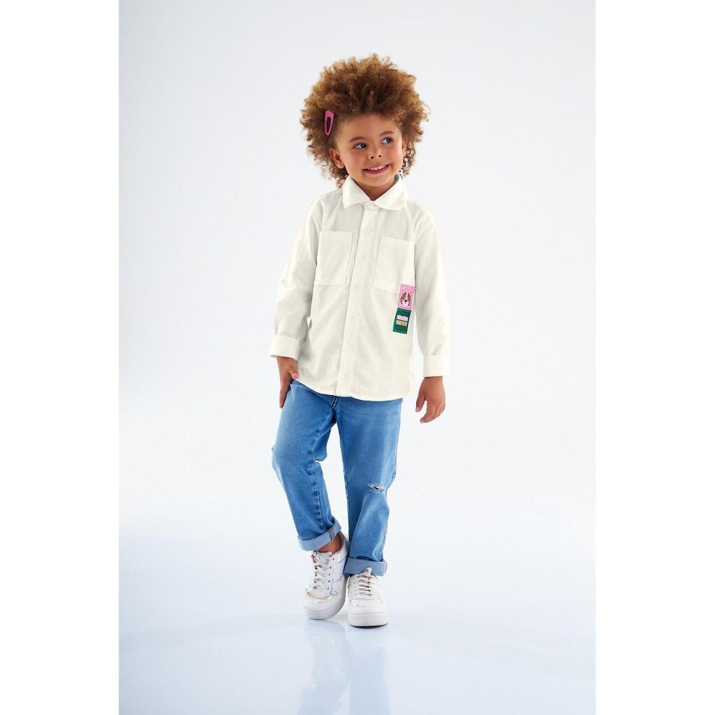 Camisa Infantil para Meninas em Tecido Up Baby
