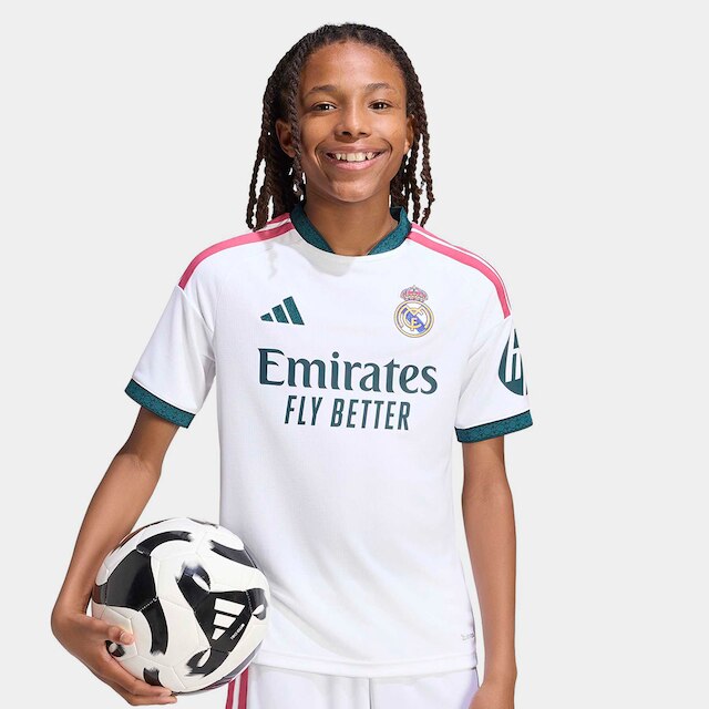 Camisa Infantil Real Madrid Home 26/27 s/n Torcedor Adidas