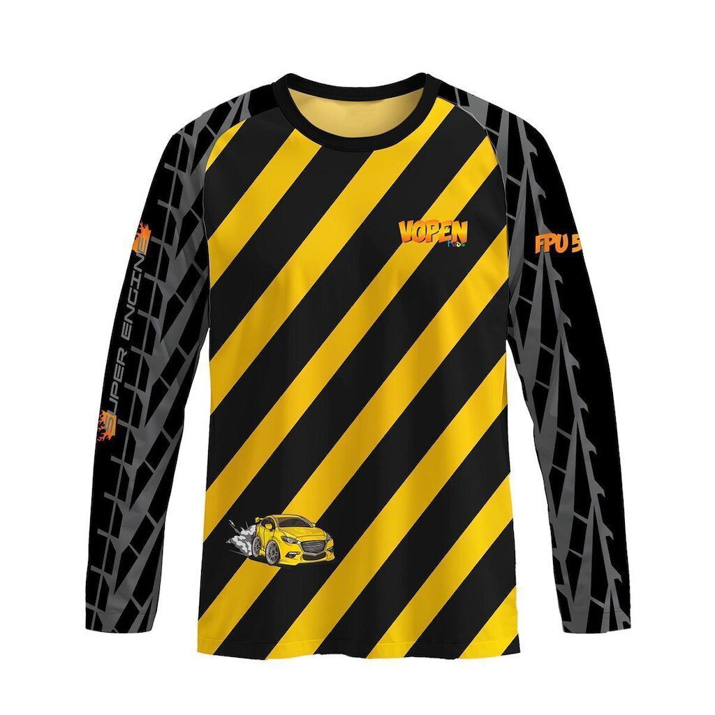 Camisa Infantil Vopen Uv Proteção Solar Estampada Unissex