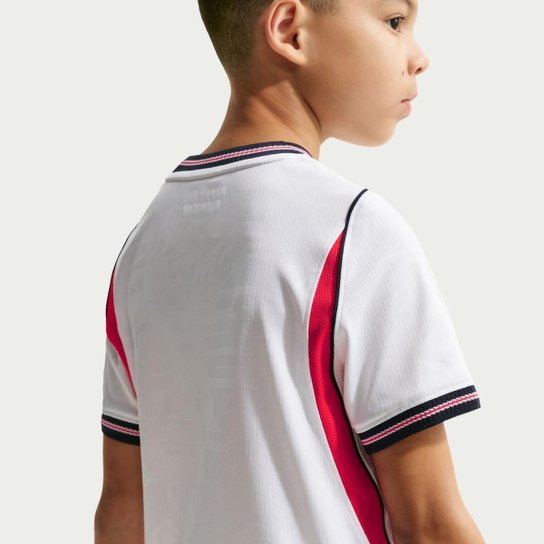 Camisa Inglaterra Nike I 2026/27 Torcedor Pro Infantil