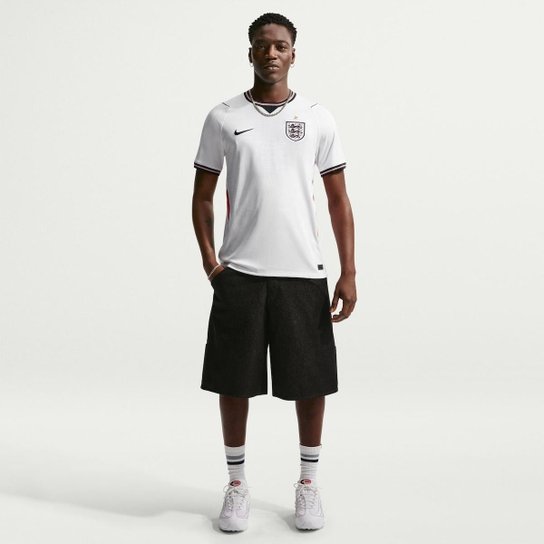 Camisa Inglaterra Nike I 2026/27 Torcedor Pro Masculina
