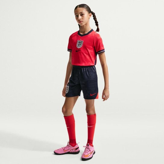 Camisa Inglaterra Nike II 2026/27 Torcedor Pro Infantil