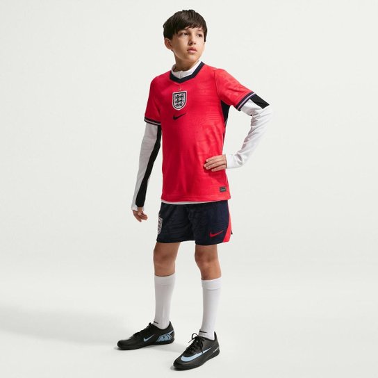Camisa Inglaterra Nike II 2026/27 Torcedor Pro Infantil