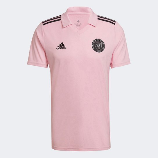 Camisa Inter Miami Home 22/23 s/n° Torcedor Adidas Masculina - Rosa Menor preço em Camisa Inter Miami Home 22/23 s/n° Torcedor Adidas Masculina - Rosa
