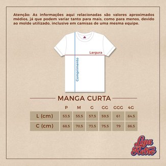 Camisa Internacional 1976 Retrô  Branca g