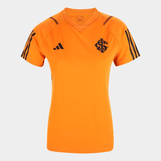 Camisa Internacional 23/24 s/n° Treino Adidas Feminina - Laranja Menor preço em Camisa Internacional 23/24 s/n° Treino Adidas Feminina - Laranja