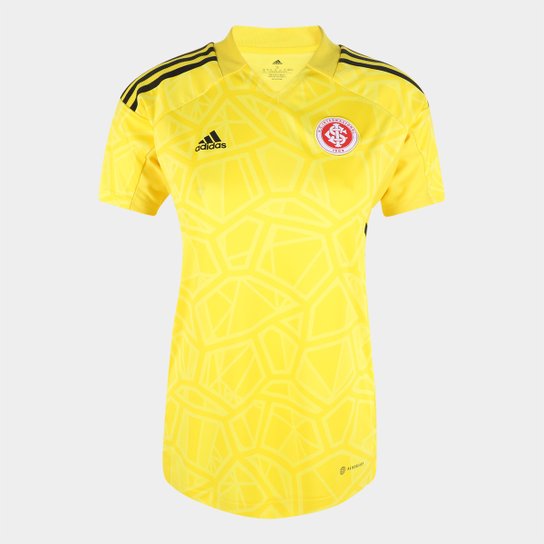 Camisa Internacional I 22/23 s/n° Goleiro Adidas Feminina - Amarelo Menor preço em Camisa Internacional I 22/23 s/n° Goleiro Adidas Feminina - Amarelo