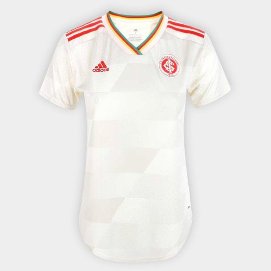 Camisa Internacional II 22/23 s/n° Torcedor Adidas Feminina - Branco Menor preço em Camisa Internacional II 22/23 s/n° Torcedor Adidas Feminina - Branco
