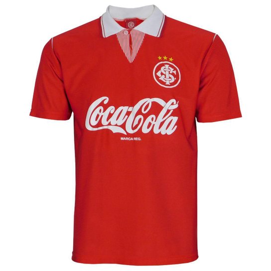Camisa Internacional Retrô 1992 Masculina - Vermelho Menor preço em Camisa Internacional Retrô 1992 Masculina - Vermelho
