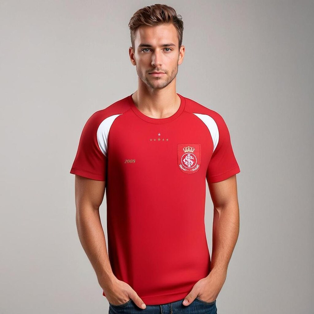 Camisa Internacional Retrô 2008 Masculina