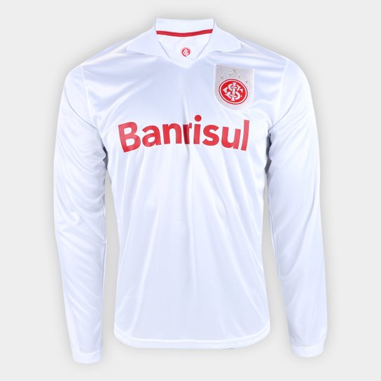 Camisa Internacional Retrô Mundial Iarley Manga Longa Masculina - Branco é ruim? Camisa Internacional Retrô Mundial Iarley Manga Longa Masculina - Branco é boa?