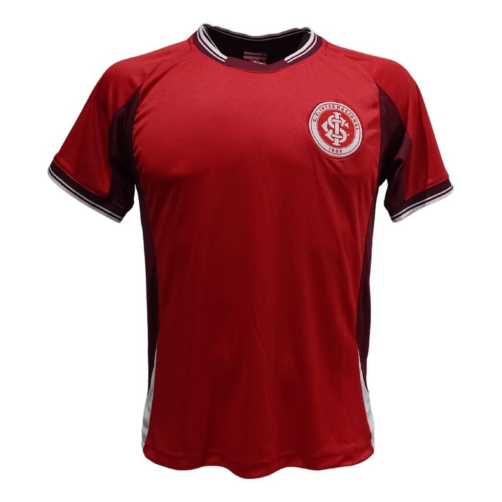 Camisa Internacional Sci Licenciada Dry Vermelha Bordô