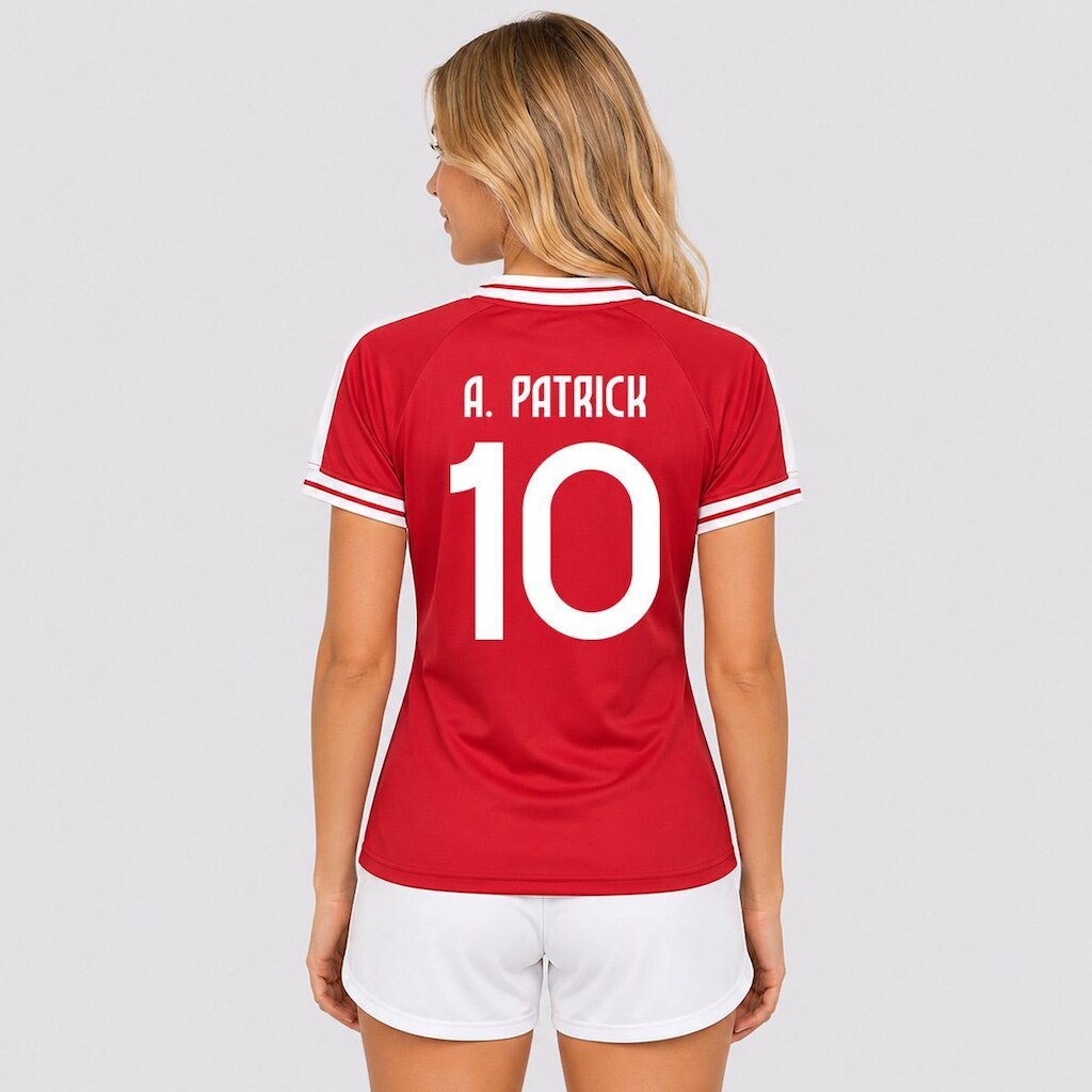 Camisa Internacional Victory Feminina Vermelha 10 A. Patrick