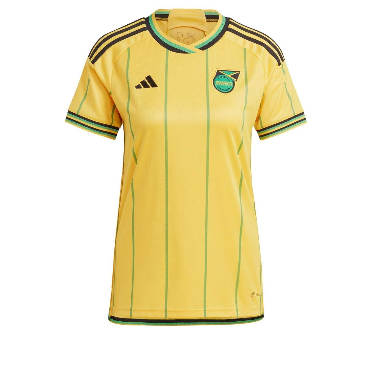 Camisa Jamaica 23 Home-Ouro Adidas - Amarelo+Verde | Netshoes