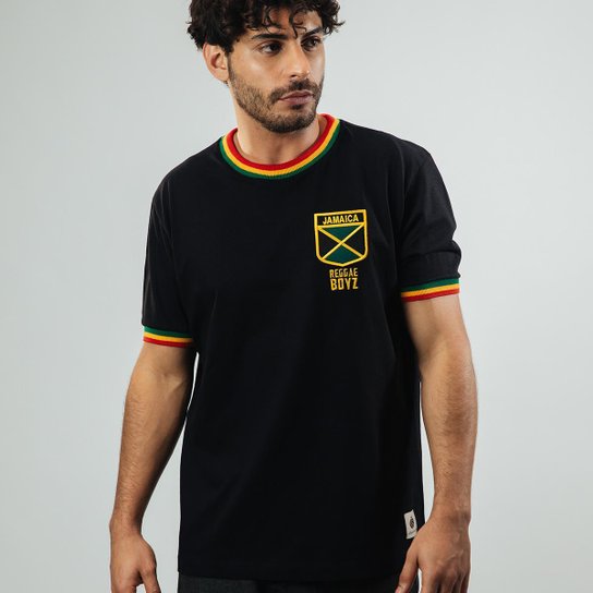 Camisa Jamaica Retrô Reggae Boyz Masculina - Preto é ruim? Camisa Jamaica Retrô Reggae Boyz Masculina - Preto é boa?