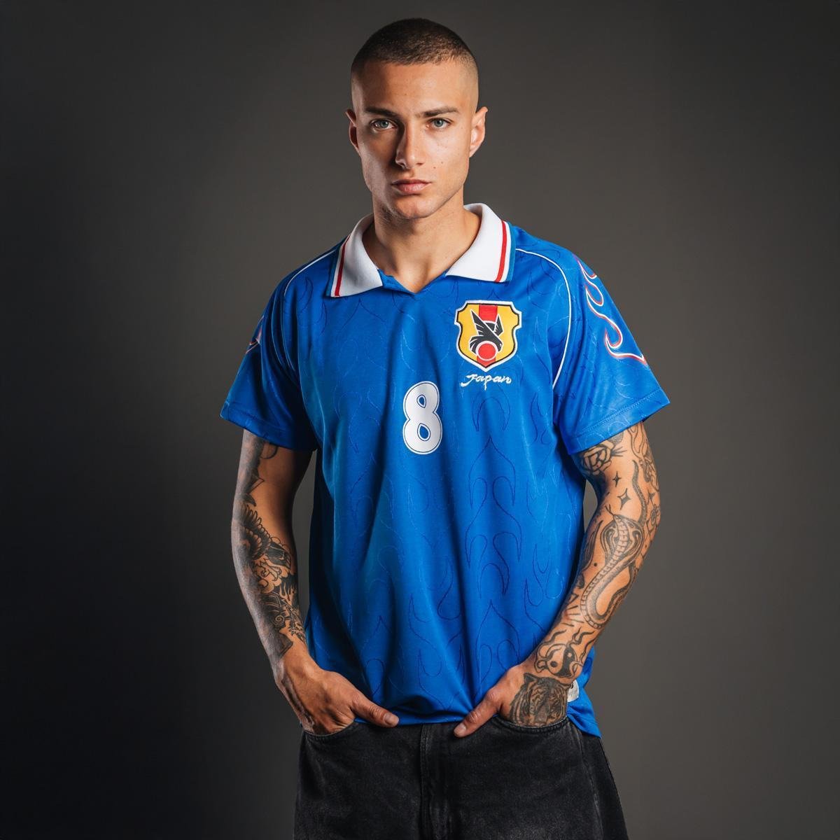 Camisa Japão Retrô 1998 Nakata Masculina Menor preço em Camisa Japão Retrô 1998 Nakata Masculina