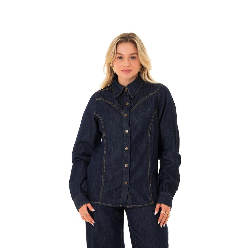 Camisa Jeans Feminina Arauto