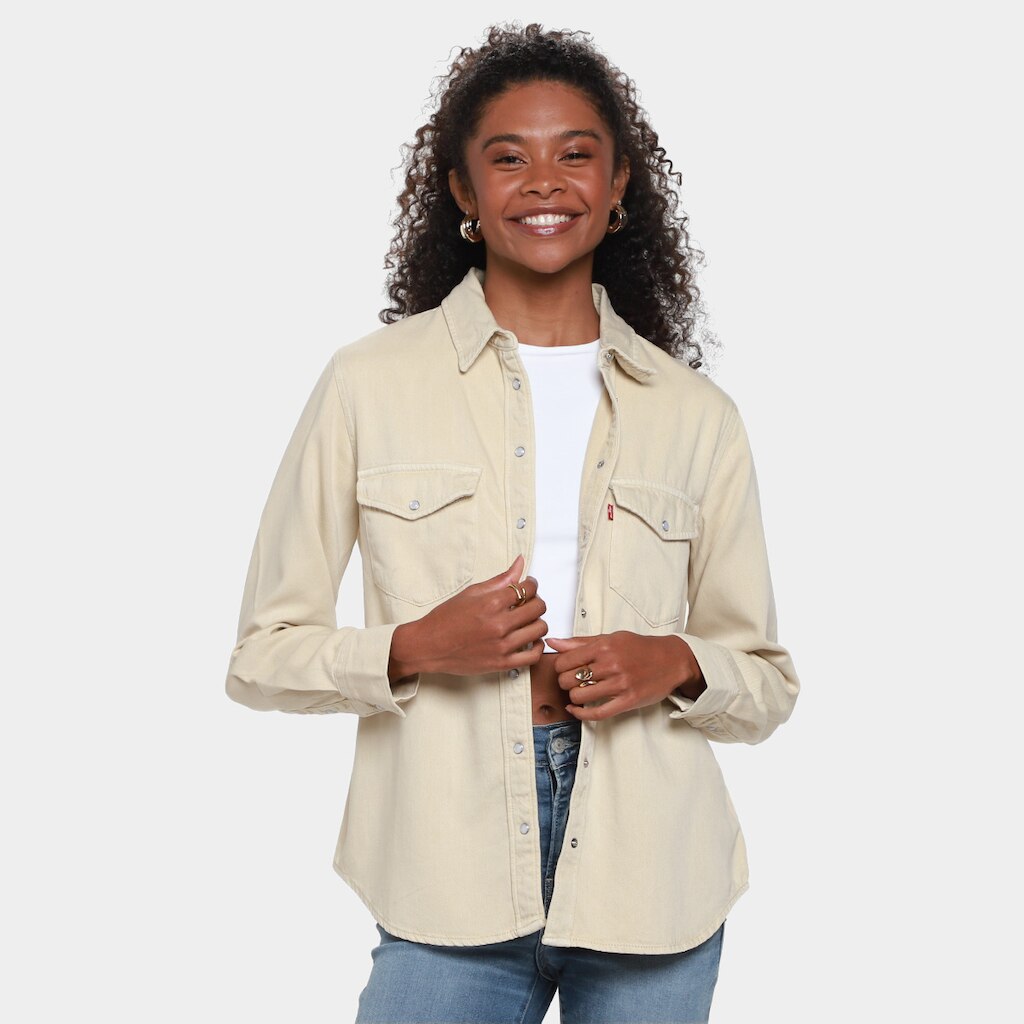 Camisa Jeans Levi's Iconic Western Feminina