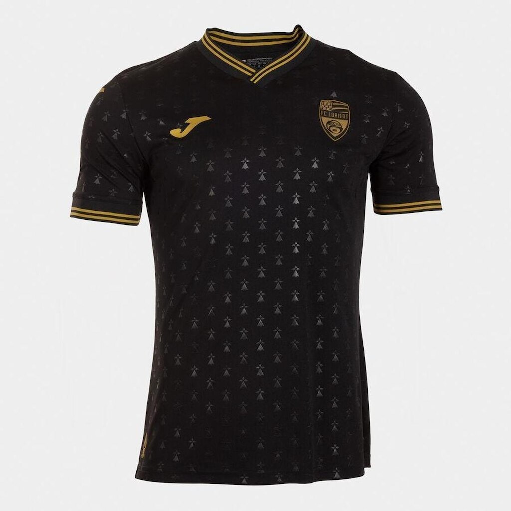 Camisa Joma Lorient III 25/26 - Preto e Dourado