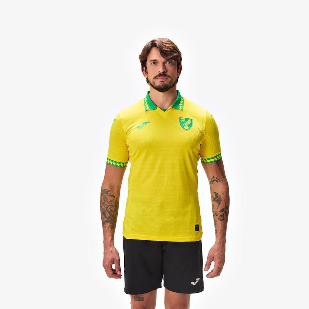 Camisa Joma Norwich I 25/26 - Amarelo e Verde