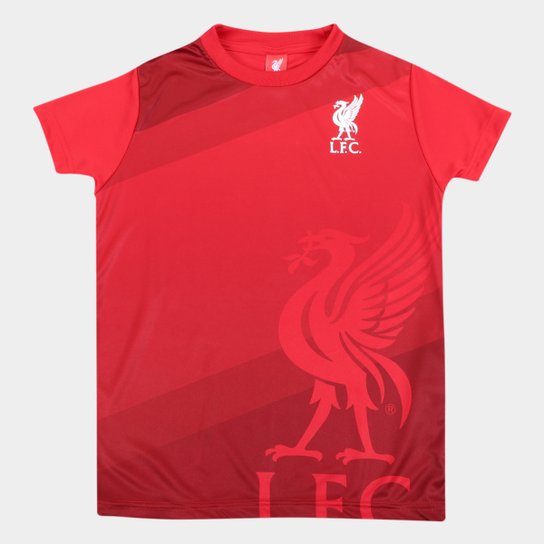 Camisa Juvenil Liverpool Hayfield - Vermelho Menor preço em Camisa Juvenil Liverpool Hayfield - Vermelho