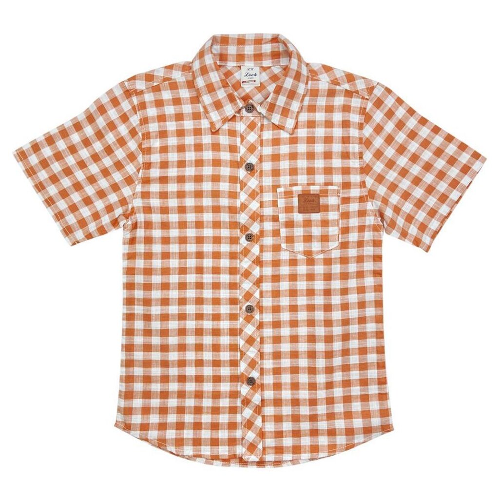 Camisa Juvenil Look Jeans Xadrez Collor - 12 - AZUL