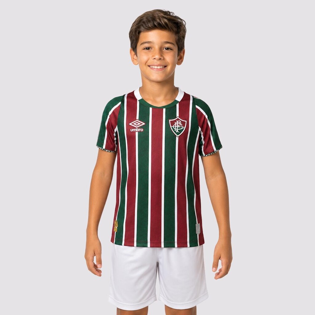 Camisa Juvenil Umbro Fluminense I 2024 Unissex