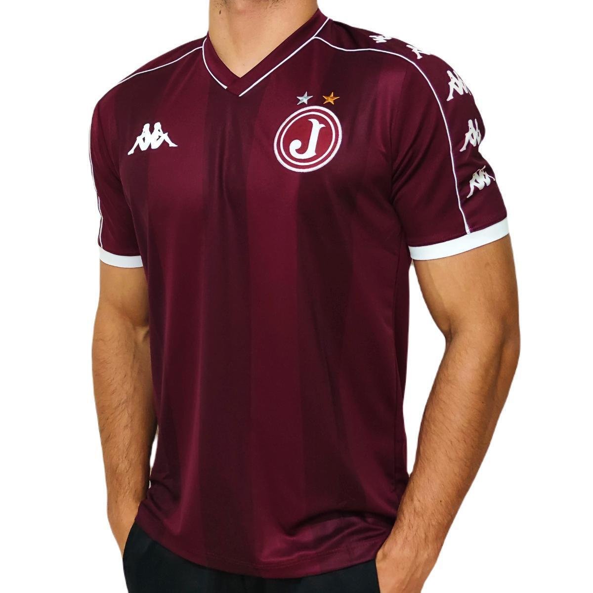 Camisa Juventus Mooca Kappa 2023 Uniforme I Masculino Vinho Netshoes