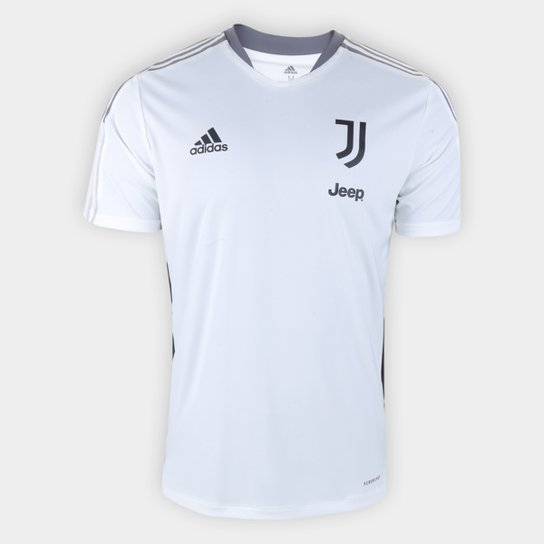 Camisa Juventus Treino 21/22 Adidas Masculina - Branco Menor preço em Camisa Juventus Treino 21/22 Adidas Masculina - Branco