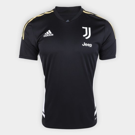Camisa Juventus Treino 22/23 Adidas Masculina - Preto Menor preço em Camisa Juventus Treino 22/23 Adidas Masculina - Preto