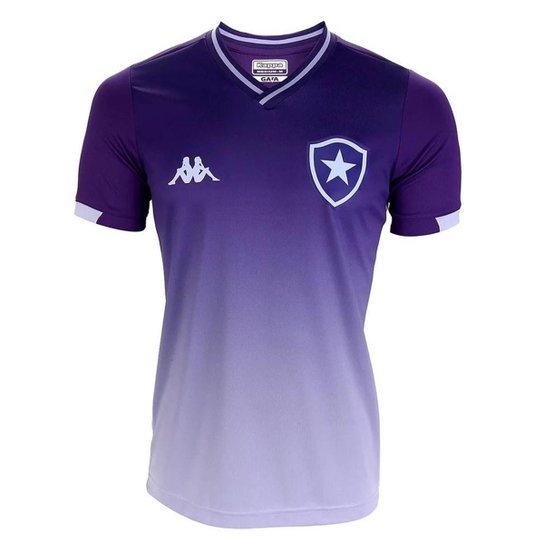Camisa Kappa Botafogo Goleiro I 2019/20 Juvenil - - Roxo Menor preço em Camisa Kappa Botafogo Goleiro I 2019/20 Juvenil - - Roxo