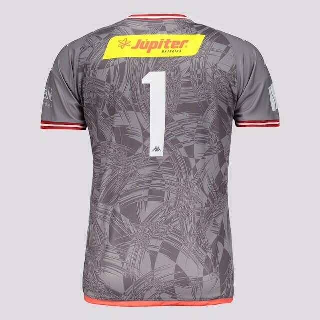 Camisa Kappa Cianorte 2025 Goleiro Cinza