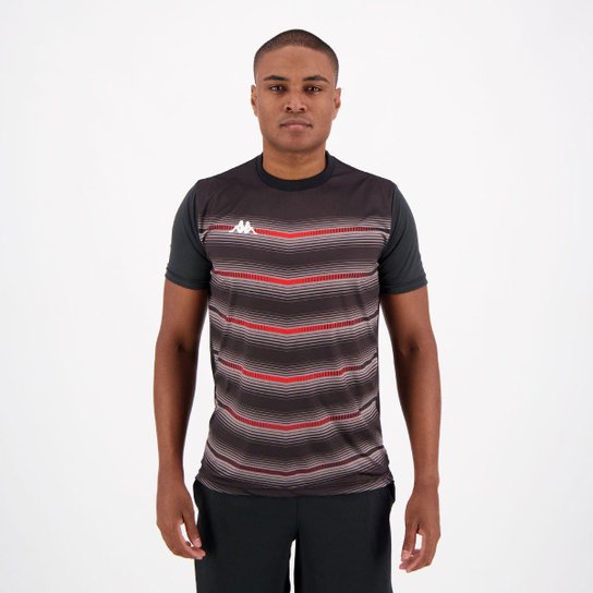 Camisa Kappa Force Masculina - Preto Menor preço em Camisa Kappa Force Masculina - Preto