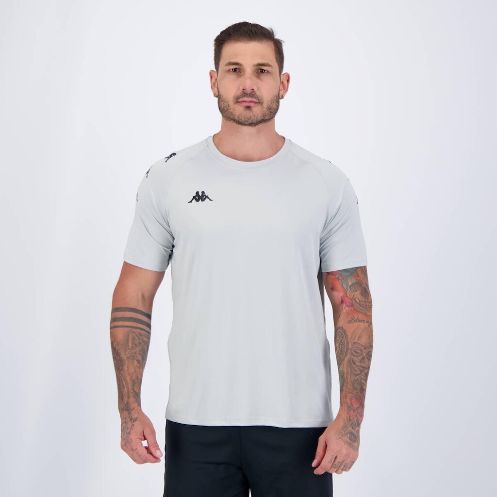 Camisa Kappa Garret Cinza