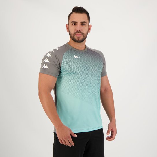 Camisa Kappa Grimes Cinza Escuro